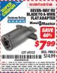 Harbor Freight ITC Coupon SEVEN-WAY RV BLADE TO 4-WIRE FLAT ADAPTER Lot No. 69552 Expired: 9/30/15 - $7.99