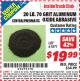 Harbor Freight ITC Coupon 20 LB. 70 GRIT ALUMINUM OXIDE ABRASIVE Lot No. 61871 Expired: 5/31/15 - $19.99