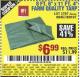 Harbor Freight Coupon 8 FT. 6" x 11 FT. 4" FARM QUALITY TARP Lot No. 2707/60457/69197 Expired: 8/27/15 - $6.99