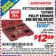 Harbor Freight ITC Coupon 12 PIECE PULLEY REMOVER AND INSTALLER SET Lot No. 40749/63068 Expired: 1/31/16 - $12.99