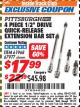 Harbor Freight ITC Coupon 4 PIECE 1/2" DRIVE QUICK-RELEASE EXTENSION BAR SET Lot No. 61968/67977 Expired: 7/31/17 - $17.99