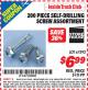 Harbor Freight ITC Coupon STOREHOUSE SELF-DRILLING SCREW ASSORTMENT, 200-PIECE Lot No. 67592 Expired: 5/31/15 - $6.99