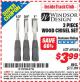 Harbor Freight ITC Coupon 3 PIECE WOOD CHISEL SET Lot No. 69544 Expired: 5/31/15 - $3.99