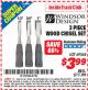 Harbor Freight ITC Coupon PITTSBURGH WOOD CHISEL SET WITH PVC HANDLES, 3-PIECE Lot No. 69544 Expired: 5/31/15 - $3.99