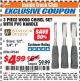 Harbor Freight ITC Coupon 3 PIECE WOOD CHISEL SET Lot No. 69544 Expired: 8/31/17 - $4.99