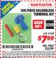 Harbor Freight ITC Coupon 305 PIECE SOLDERLESS TERMINAL KIT Lot No. 67684 Expired: 7/31/15 - $7.99