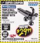 Harbor Freight Coupon TRIPLE BALL TRAILER HITCH MOUNT WITH HOOK Lot No. 62701 Expired: 4/30/18 - $29.99