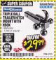 Harbor Freight Coupon HAUL-MASTER TRIPLE-BALL TRAILER HITCH MOUNT WITH HOOK Lot No. 62701 Expired: 4/30/18 - $29.99