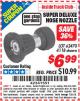 Harbor Freight ITC Coupon SUPER DELUXE HOSE NOZZLE Lot No. 4118/62470 Expired: 7/31/15 - $6.99