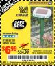 Harbor Freight Coupon SOLAR MOLE CHASER Lot No. 61708/94661 Expired: 8/5/17 - $6.99