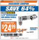 Harbor Freight ITC Coupon 3/8" REVERSIBLE AIR ANGLE DRILL Lot No. 67474/69495 Expired: 8/15/17 - $24.99