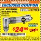 Harbor Freight ITC Coupon 3/8" REVERSIBLE AIR ANGLE DRILL Lot No. 67474/69495 Expired: 10/31/17 - $24.99