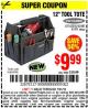 Harbor Freight Coupon 12" TOOL TOTE Lot No. 61471/62350/62485 Expired: 7/31/15 - $9.99