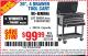 Harbor Freight Coupon 26/30", 4 DRAWER TOOL CART Lot No. 95659/61634/61952 Expired: 9/1/15 - $99.99