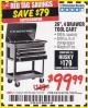 Harbor Freight Coupon 26/30", 4 DRAWER TOOL CART Lot No. 95659/61634/61952 Expired: 1/31/18 - $99.99