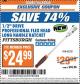 Harbor Freight ITC Coupon 1/2" DRIVE FLEX-HEAD LONG HANDLE RATCHET Lot No. 62332 Expired: 9/20/16 - $24.99