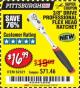 Harbor Freight Coupon 3/8" DRIVE PROFESSIONAL FLEX-HEAD RATCHET Lot No. 62321 Expired: 3/20/18 - $16.99