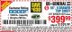 Harbor Freight Coupon 56", 8 DRAWER TOP CHEST Lot No. 62662/61370 Expired: 12/9/16 - $399.99