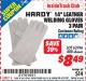 Harbor Freight ITC Coupon 14" LEATHER WELDING GLOVES 3 PAIR Lot No. 488/62196 Expired: 1/31/16 - $8.49