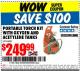 Harbor Freight Coupon CHICAGO ELECTRIC WELDING PORTABLE TORCH KIT WITH OXYGEN AND ACETYLENE TANKS Lot No. 65818/63736/56360 Expired: 5/31/15 - $249.99