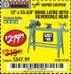 Harbor Freight Coupon 12" x 33-3/8" WOOD LATHE WITH REVERSIBLE HEAD Lot No. 34706 Expired: 12/31/17 - $279.99