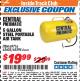 Harbor Freight ITC Coupon CENTRAL PNEUMATIC 5 GALLON PORTABLE AIR TANK Lot No. 65594/69716/63605 Expired: 7/31/17 - $19.99