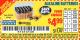 Harbor Freight Coupon THUNDERBOLT MAGNUM ALKALINE BATTERIES AA, AAA - 24 PK Lot No. 92405/61270/92404/69568/61271/92406/61272/92407/61279/92408 Expired: 1/16/16 - $4.99