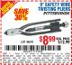 Harbor Freight Coupon 9" SAFETY WIRE TWISTING PLIERS Lot No. 45341 Expired: 9/26/15 - $8.99