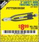 Harbor Freight Coupon 9" SAFETY WIRE TWISTING PLIERS Lot No. 45341 Expired: 11/1/15 - $8.99