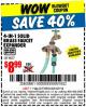 Harbor Freight Coupon 4-IN-1 SOLID BRASS FAUCET EXPANDER Lot No. 94377 Expired: 6/7/15 - $8.99