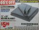 Harbor Freight Coupon 72" X 80" MOVING BLANKET Lot No. 66537/69505/62418 Expired: 4/30/16 - $5.99