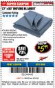 Harbor Freight Coupon 72" X 80" MOVING BLANKET Lot No. 66537/69505/62418 Expired: 3/18/18 - $5.99