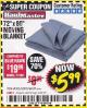 Harbor Freight Coupon 72" X 80" MOVING BLANKET Lot No. 66537/69505/62418 Expired: 4/30/18 - $5.99
