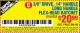 Harbor Freight Coupon PITTSBURGH 3/8 IN. DRIVE FLEX-HEAD LONG-HANDLE RATCHET Lot No. 70156/62333 Expired: 8/24/15 - $20.99