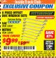 Harbor Freight ITC Coupon PITTSBURGH OFFSET BOX END WRENCH SET, 8 PIECE Lot No. 32041/32042 Expired: 3/31/18 - $9.99