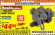 Harbor Freight ITC Coupon 1 TON PUSH BEAM TROLLEY Lot No. 97392 Expired: 9/30/17 - $44.99
