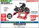 Harbor Freight Coupon 1000 LB. CAPACITY MOTORCYCLE LIFT Lot No. 69904/68892 Expired: 4/29/18 - $299.99