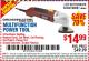 Harbor Freight Coupon MULTIFUNCTION POWER TOOL Lot No. 68861/60428/62279/62302 Expired: 10/14/15 - $14.99