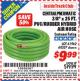 Harbor Freight ITC Coupon 3/8" x 25 FT. PVC/RUBBER HYBRID AIR HOSE Lot No. 60357/61962 Expired: 4/30/16 - $9.99