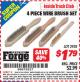Harbor Freight ITC Coupon 4 PIECE WIRE BRUSH SET Lot No. 2938 Expired: 6/30/15 - $1.79