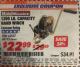 Harbor Freight ITC Coupon 1200 LB. CAPACITY HAND WINCH Lot No. 62537/65115 Expired: 9/30/17 - $22.99