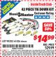 Harbor Freight ITC Coupon 42 PIECE TIE DOWN KIT Lot No. 61426/90325 Expired: 6/30/15 - $14.99