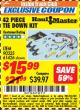 Harbor Freight ITC Coupon 42 PIECE TIE DOWN KIT Lot No. 61426/90325 Expired: 7/31/17 - $15.99