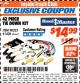 Harbor Freight ITC Coupon 42 PIECE TIE DOWN KIT Lot No. 61426/90325 Expired: 11/30/17 - $14.99