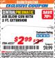 Harbor Freight ITC Coupon AIR BLOW GUN WITH 2 FT. EXTENSION Lot No. 68257 Expired: 9/30/17 - $2.99