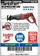 Harbor Freight Coupon RECIPROCATING SAW WITH ROTATING HANDLE Lot No. 65570/61884/62370 Expired: 11/26/17 - $19.99