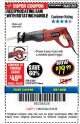 Harbor Freight Coupon RECIPROCATING SAW WITH ROTATING HANDLE Lot No. 65570/61884/62370 Expired: 3/18/18 - $19.99