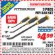 Harbor Freight ITC Coupon 3 PIECE PRY BAR SET WITH GRIP Lot No. 60682/66840 Expired: 6/30/15 - $4.99