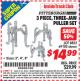 Harbor Freight ITC Coupon 3 PIECE, THREE-JAW PULLER SET Lot No. 8832/69105 Expired: 6/30/15 - $14.99