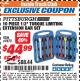 Harbor Freight ITC Coupon 10 PIECE 1/2" DRIVE TORQUE LIMITING EXTENSION BAR SET Lot No. 69870 Expired: 7/31/17 - $44.99